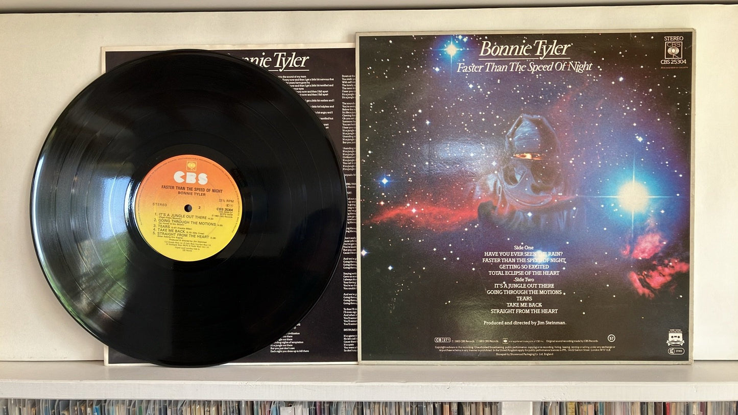 Bonnie Tyler - Faster Than The Speed Of Night, LP, CBS, 1983UK