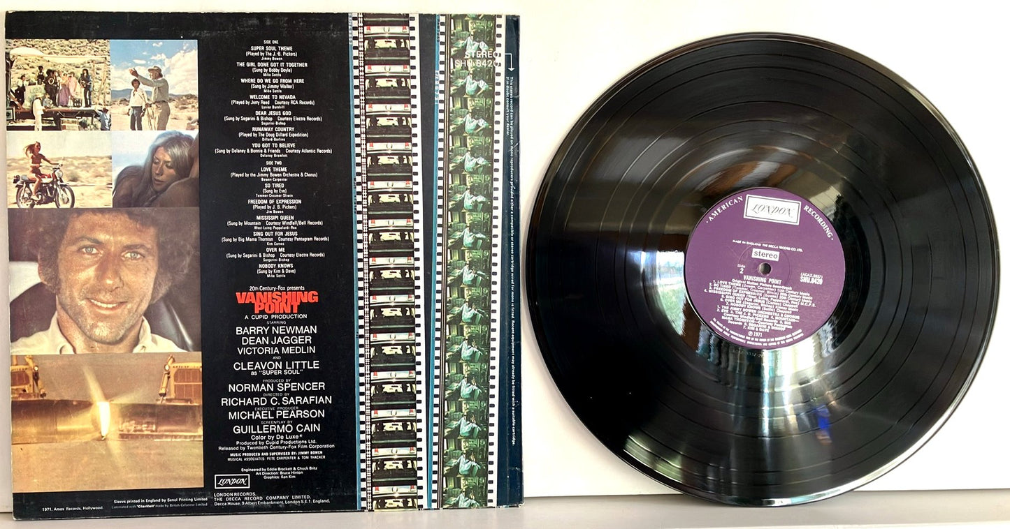 Various Artists - Vanishing Point Soundtrack, LP, 1971UK, London Records