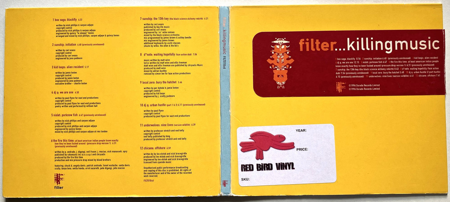 Filter - Killing Music, CD, 1996