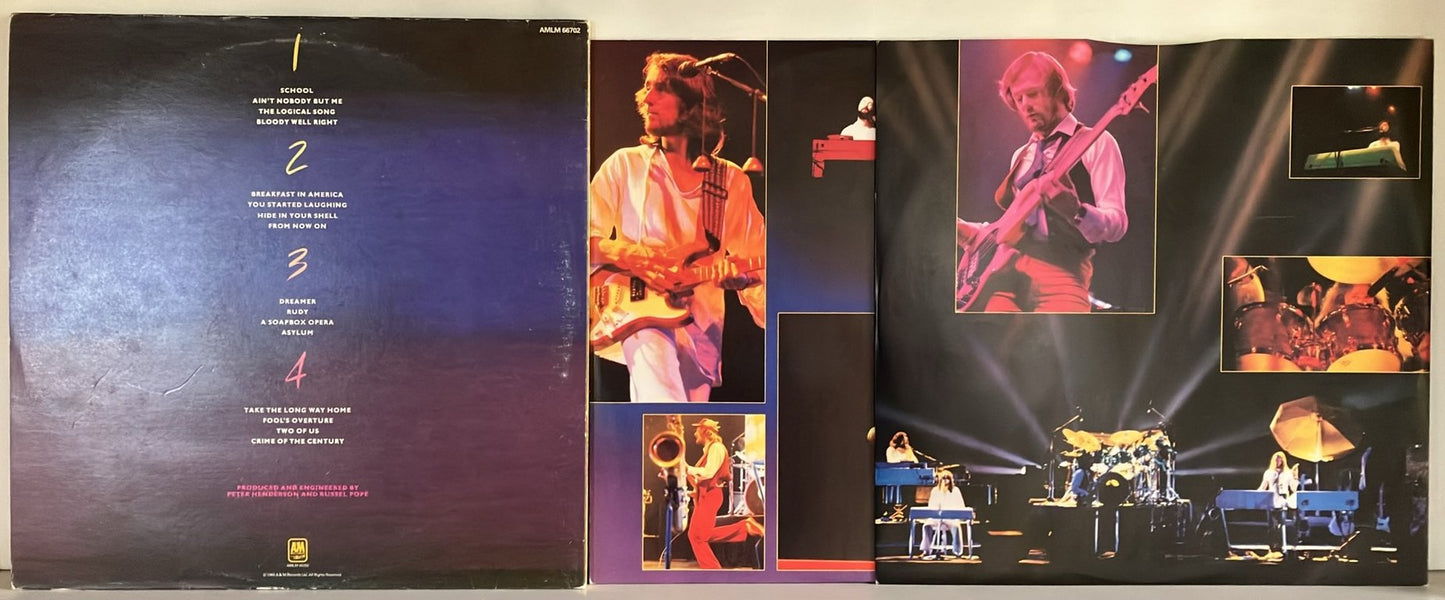 Supertramp - Paris, 2xLP, 1980, A&M Records, 1980UK