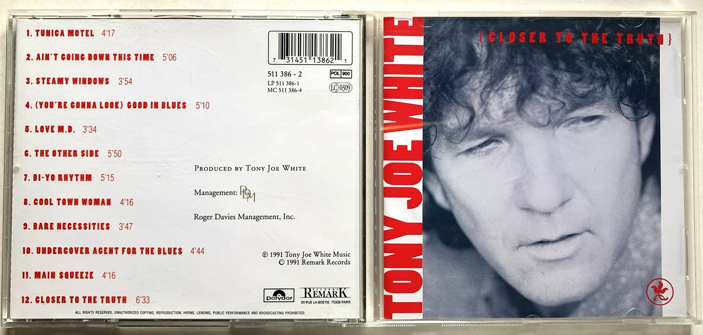 Tony Joe White - Closer to the Truth, CD, Remark Records, 1991