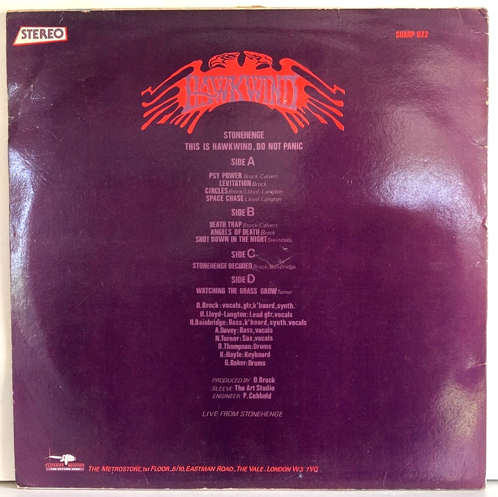 Hawkwind - This Is Hawkwind, Do Not Panic, 2xLP, SHARP022, 1984UK