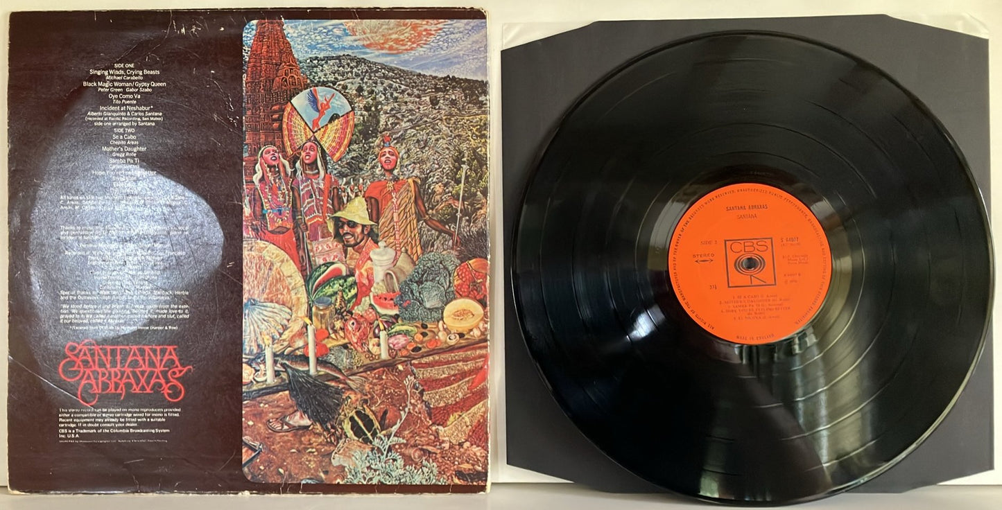 Santana - Abraxas, LP, CBS S64087, 1970UK We Buy Records | Red Bird Vinyl