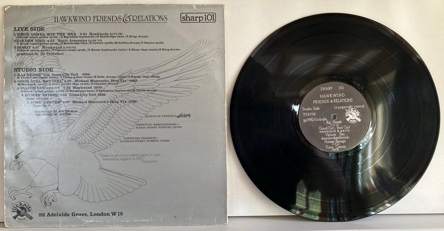 Hawkwind - Friends & Relations, LP, 1982UK