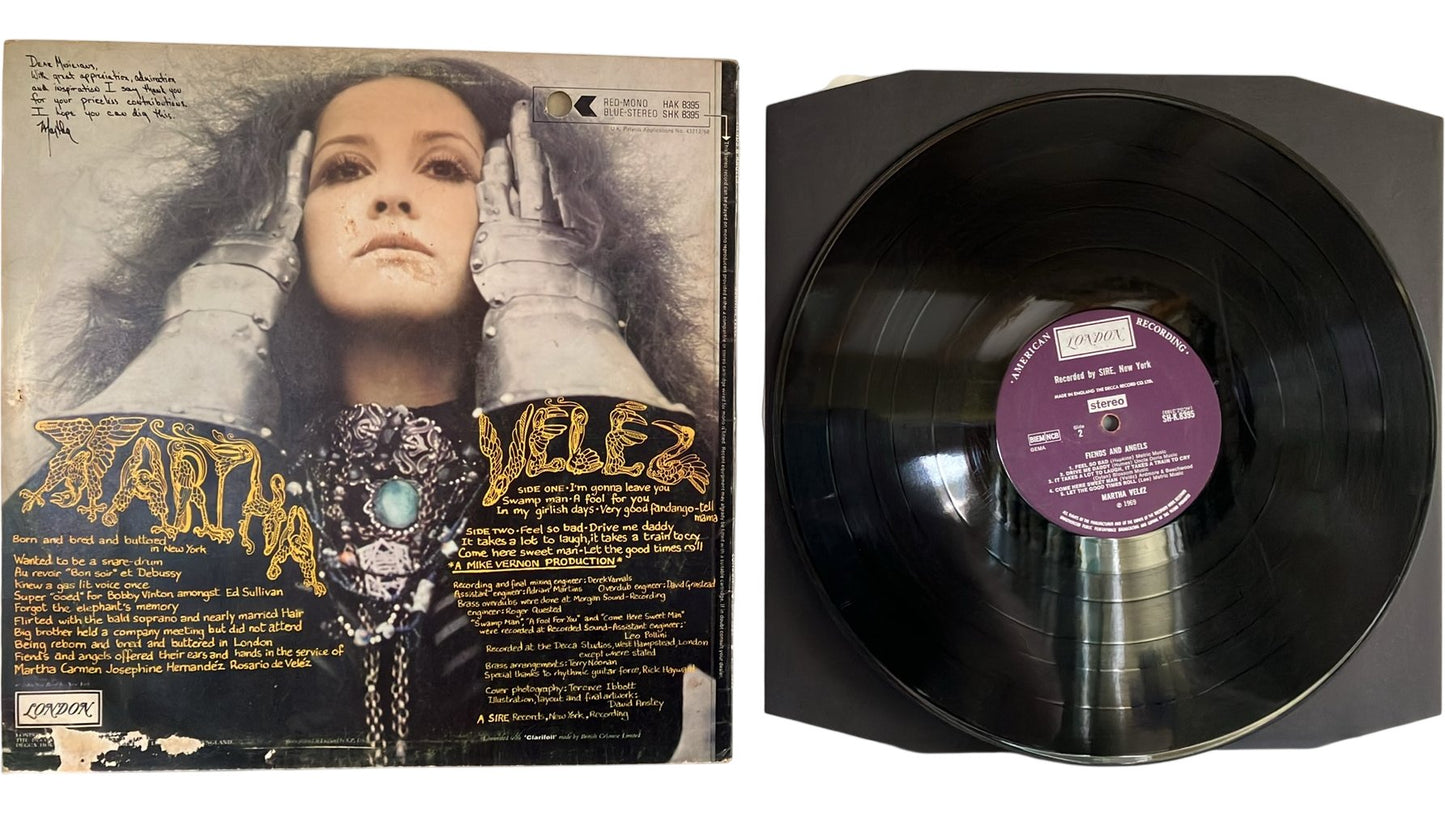 Martha Velez - Fiends & Angels, LP, 1969, London
