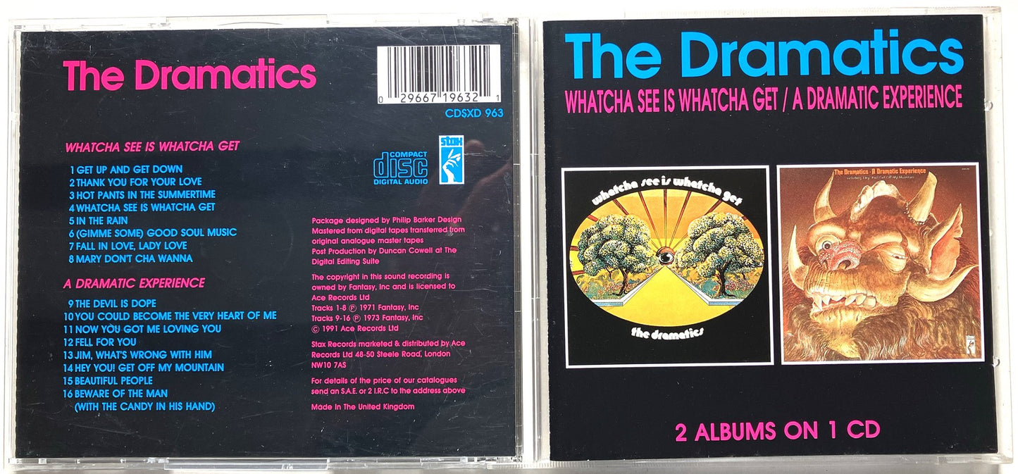 The Dramatics - Whatcha See Is Whatcha Get / A Dramatic Experience, CD, 1991