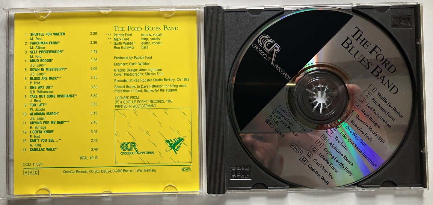 The Ford Blues Band - In Europe, CD, 1989