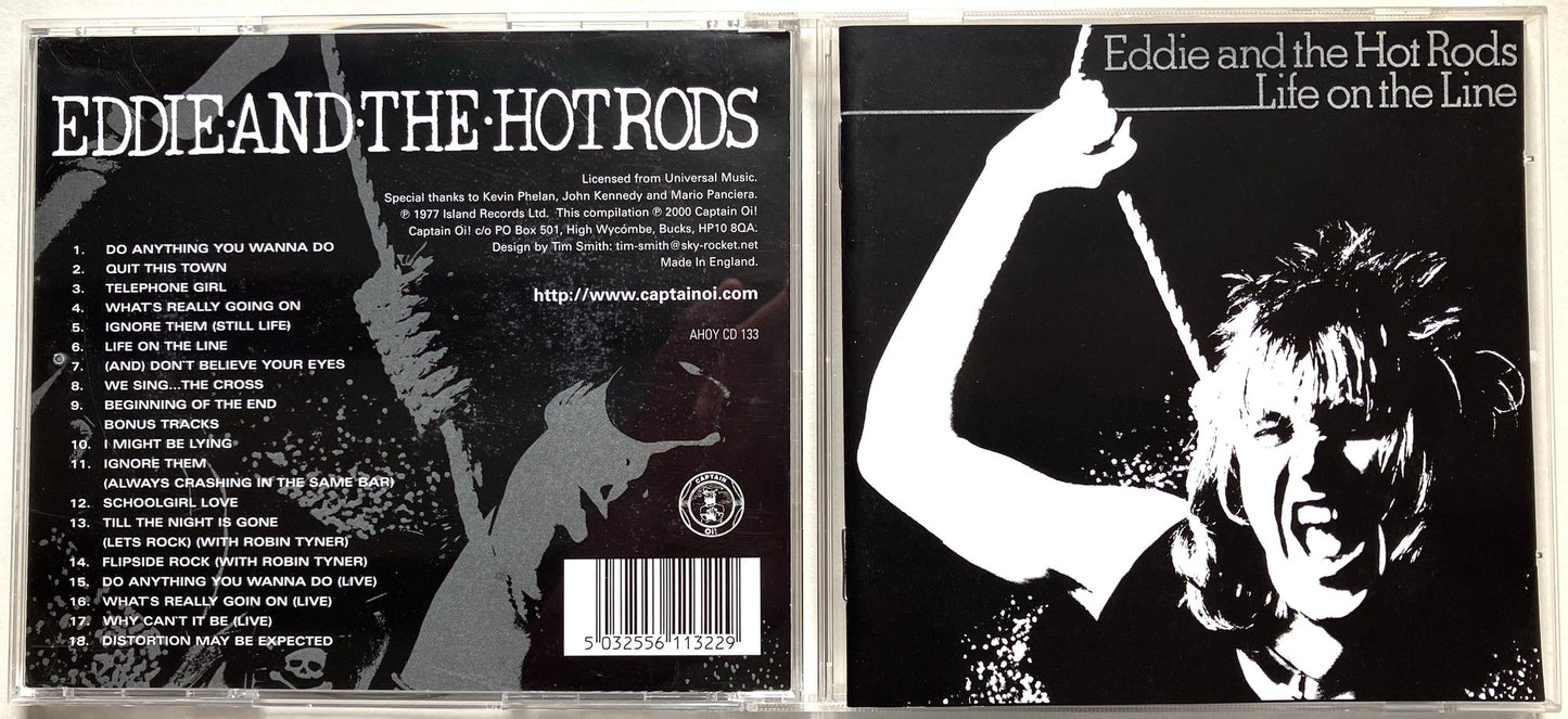 Eddie & The Hot Rods - Life On The Line, CD, 2000