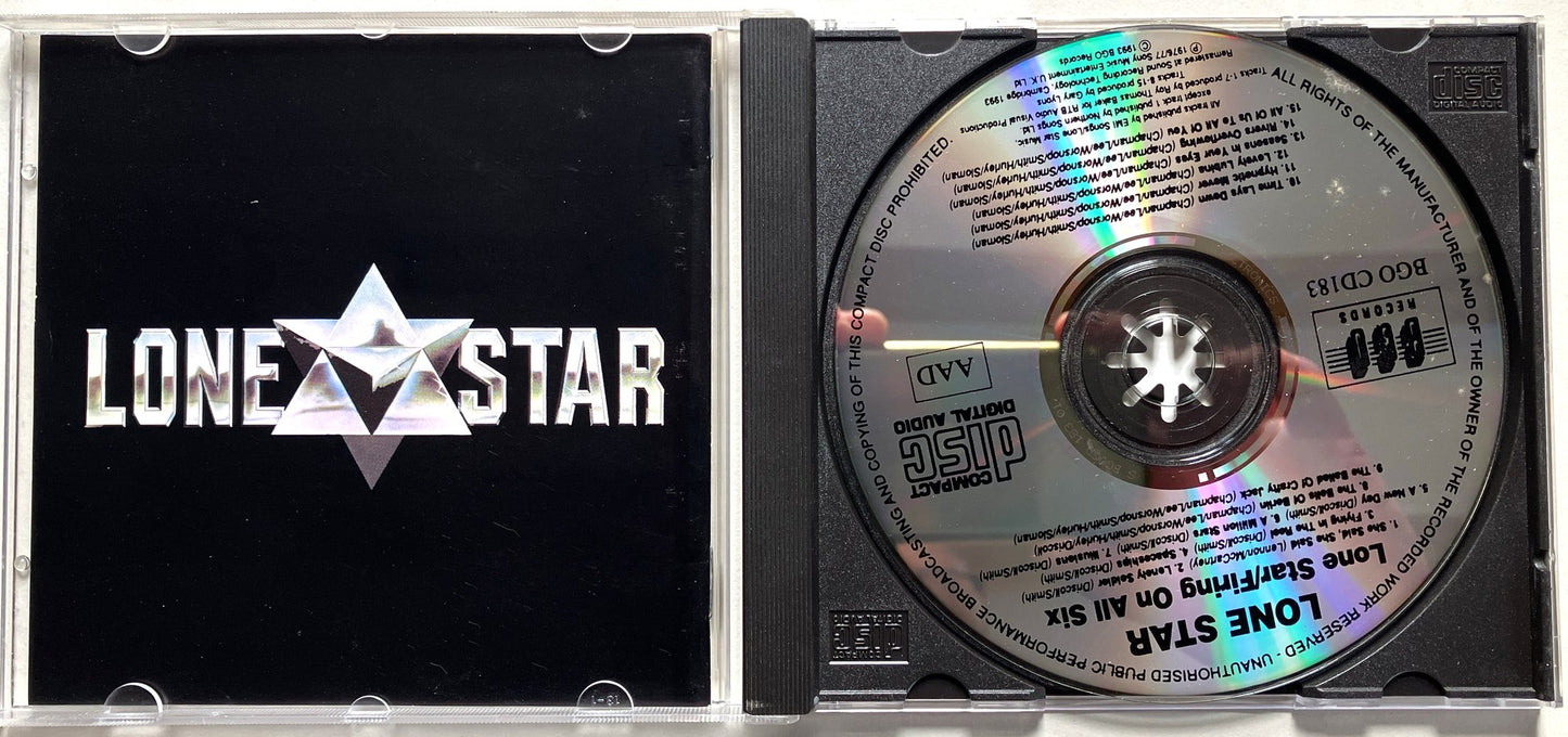Lone Star - Lone Star/Firing On All Six, CD, BGO, 1993