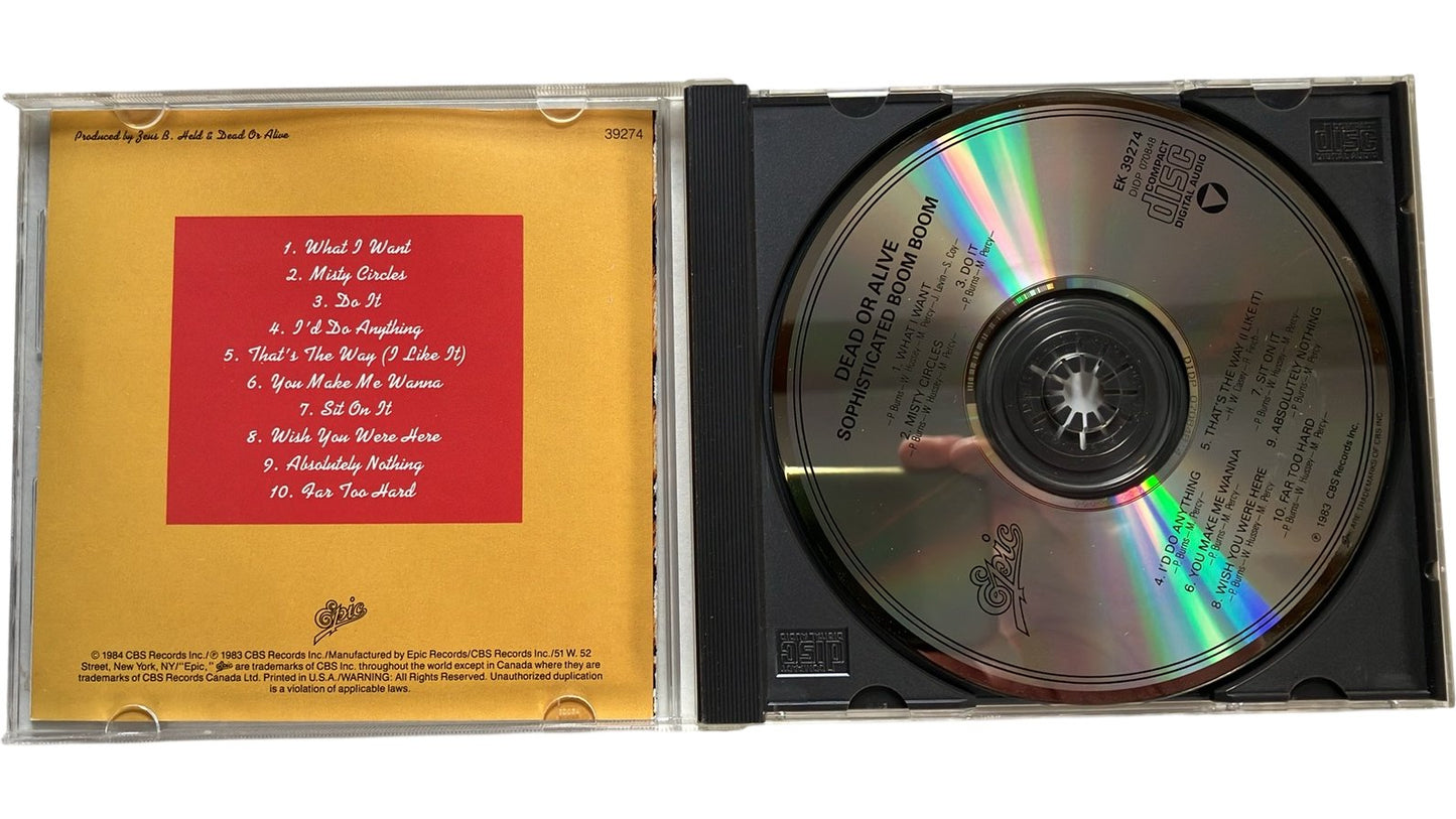 Dead or Alive - Sophisticated Boom Boom, CD, 1998US, Epic