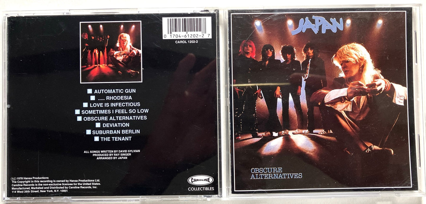 Japan - Obscure Alternatives, CD, Caroline Recs, USA1994