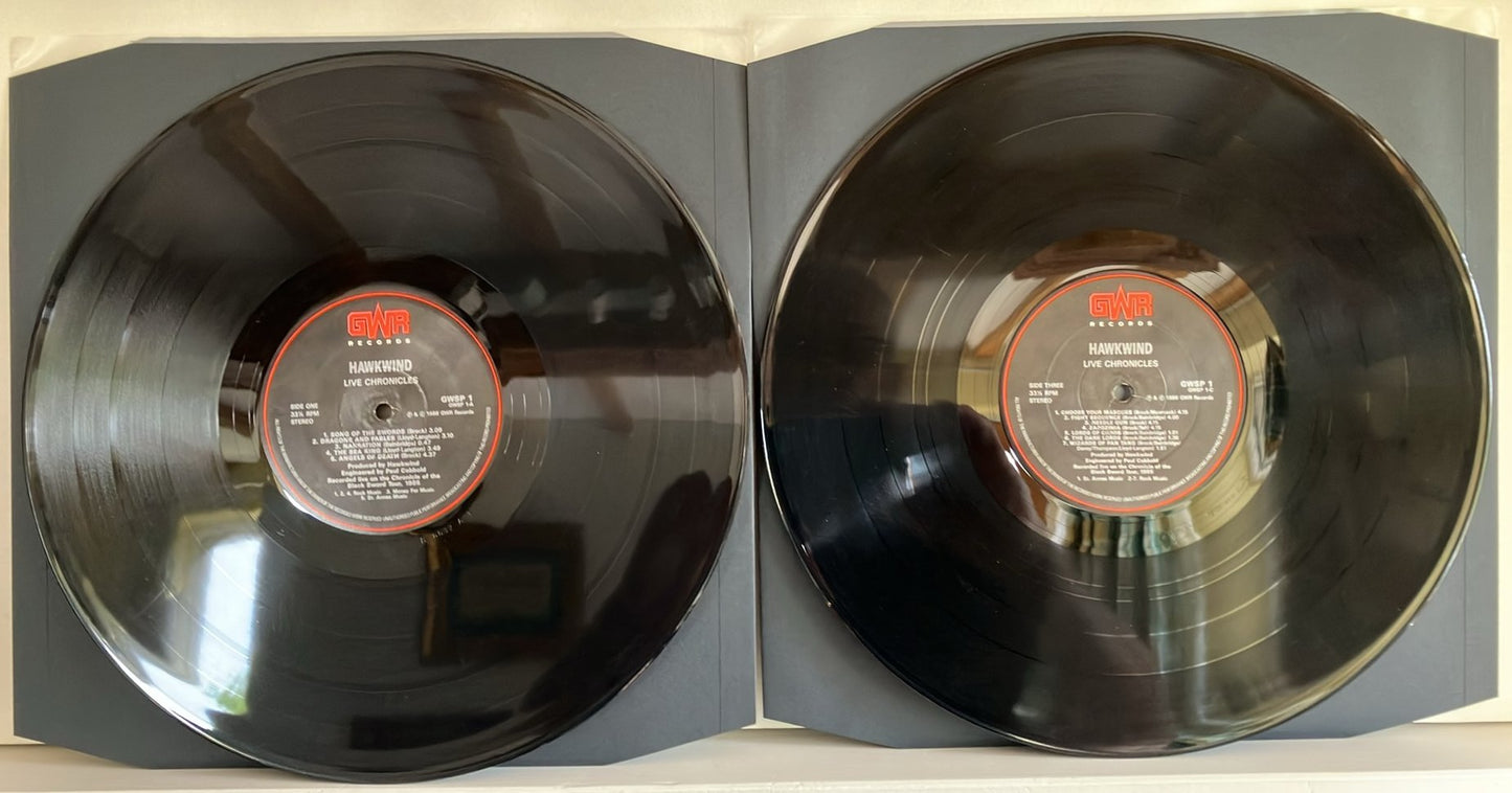 Hawkwind - Live Chronicles, 2xLP, 1986UK, GWSP1