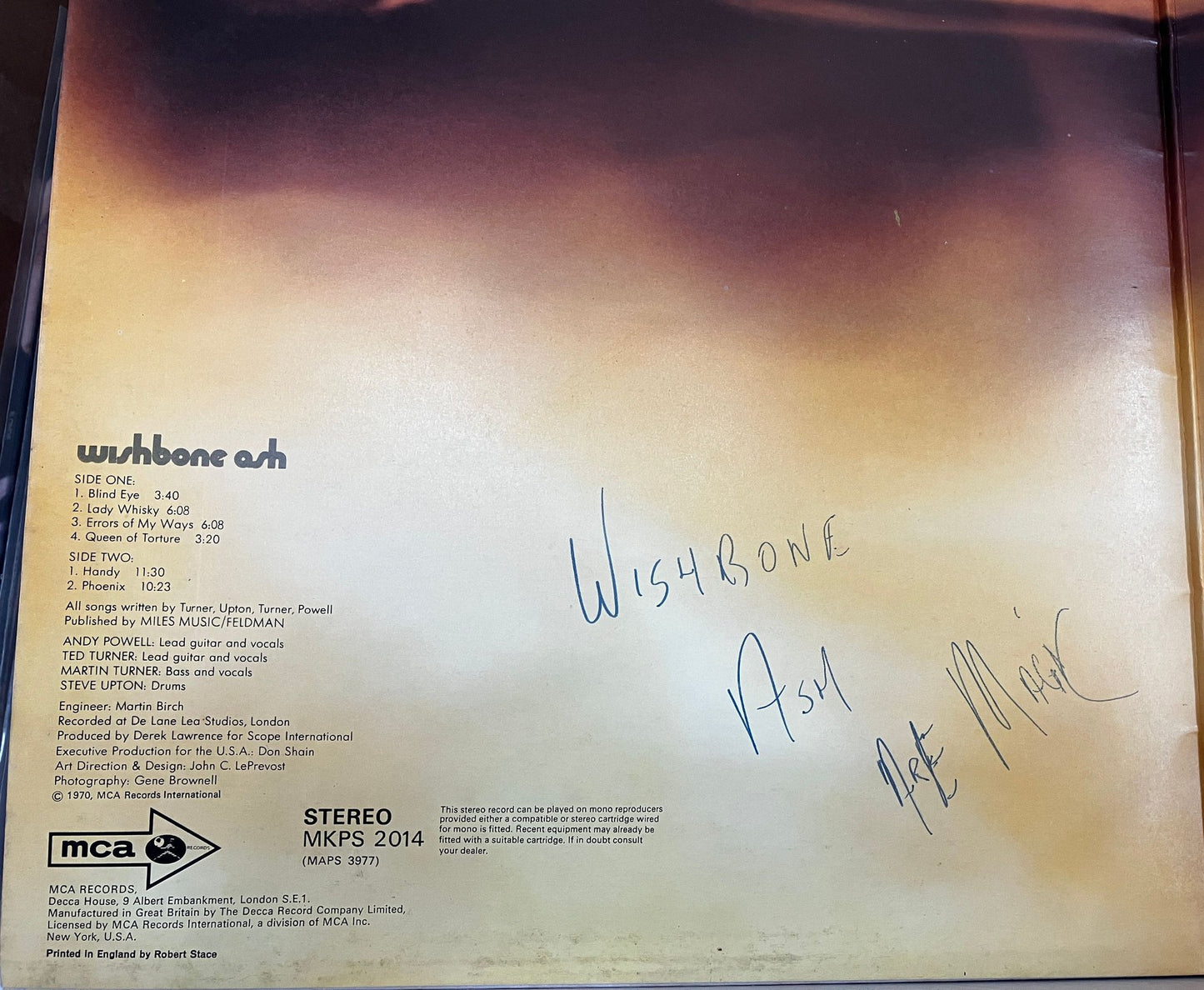 Wishbone Ash - Wishbone Ash, LP, Gatefold, 1973, MCA