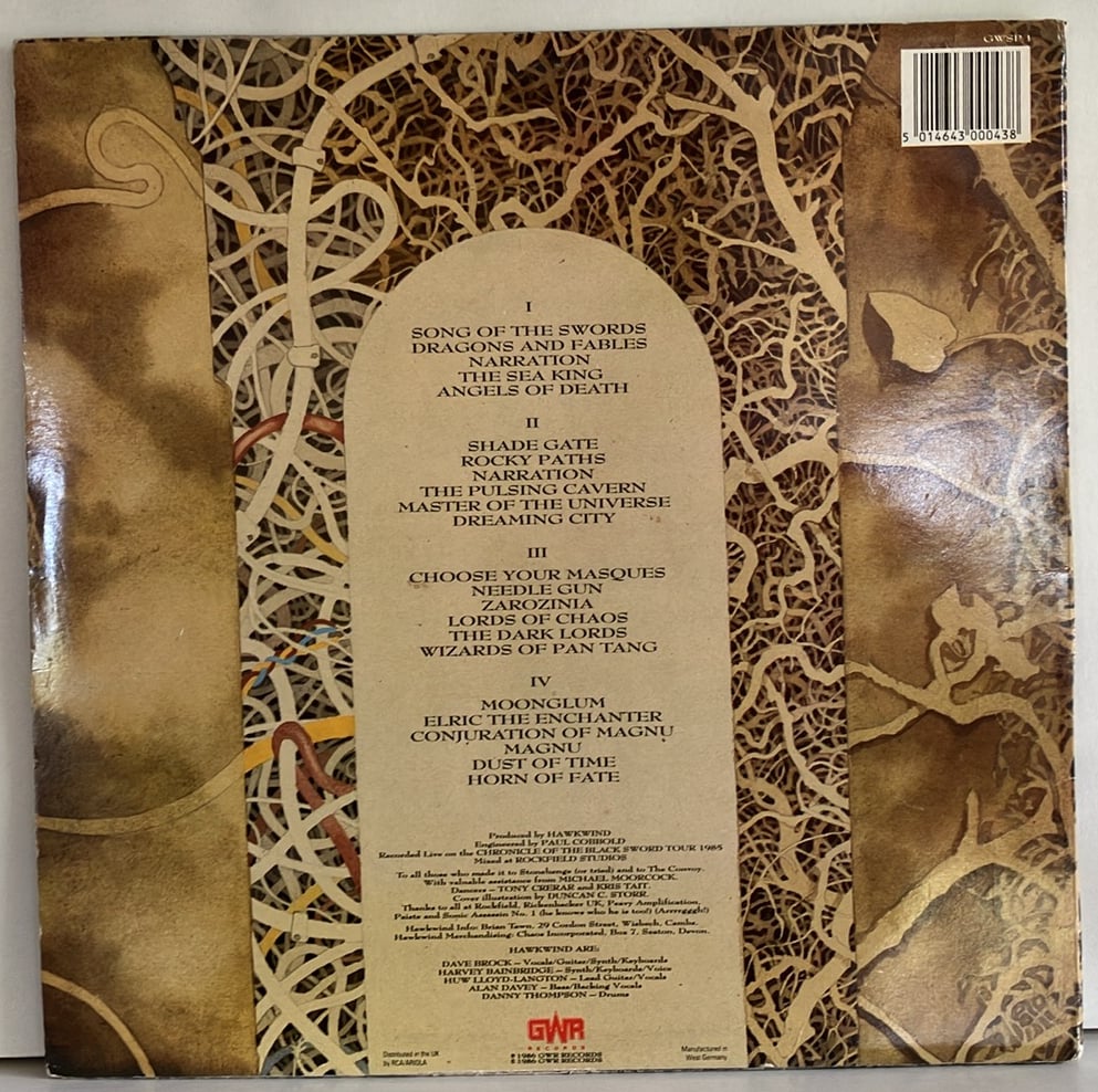 Hawkwind - Live Chronicles, 2xLP, 1986UK, GWSP1