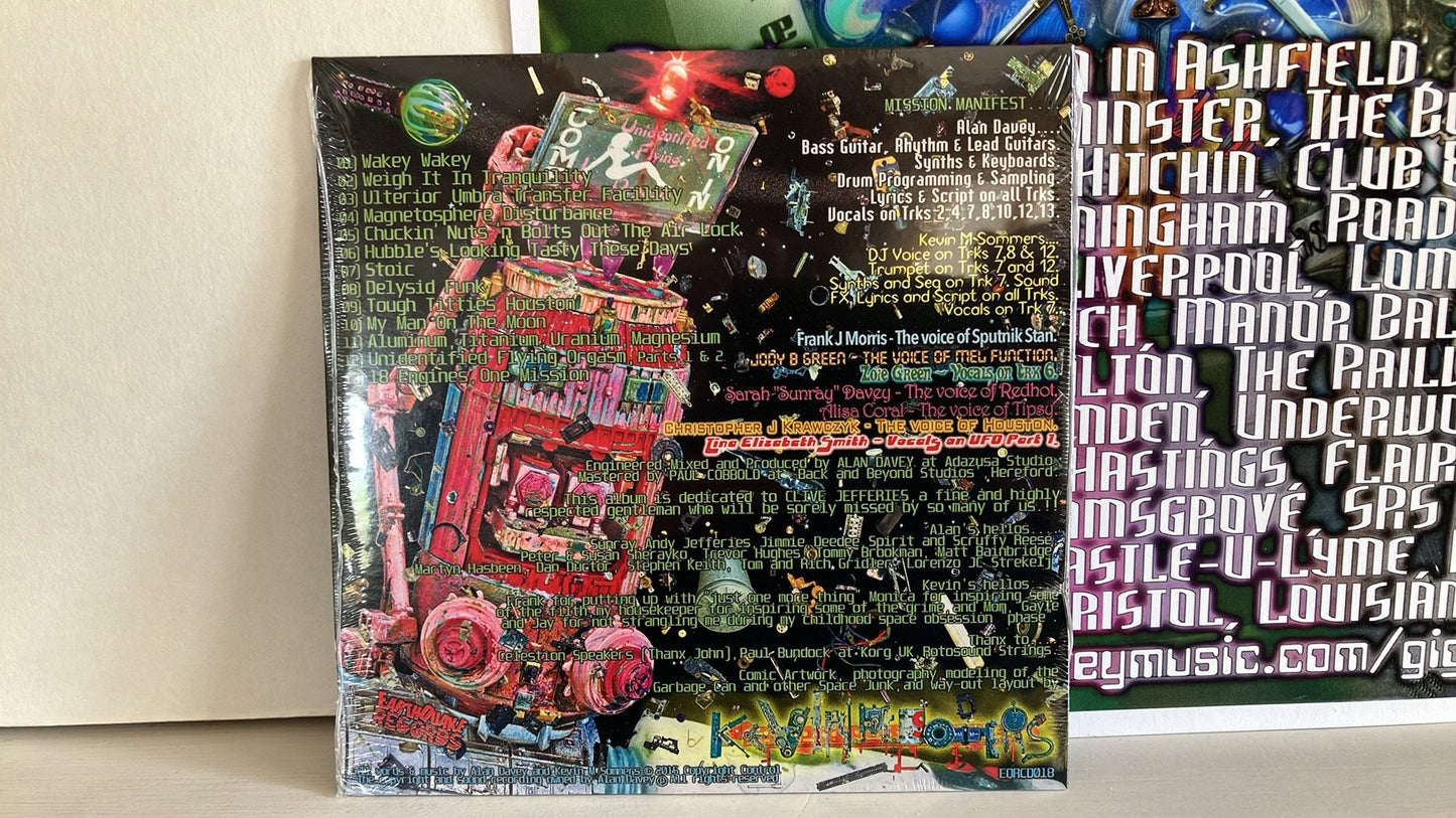 Alan Davey - Sputnik Stan Vol. 1: A Fistful Of Junk - CD, poster, comic, 2015
