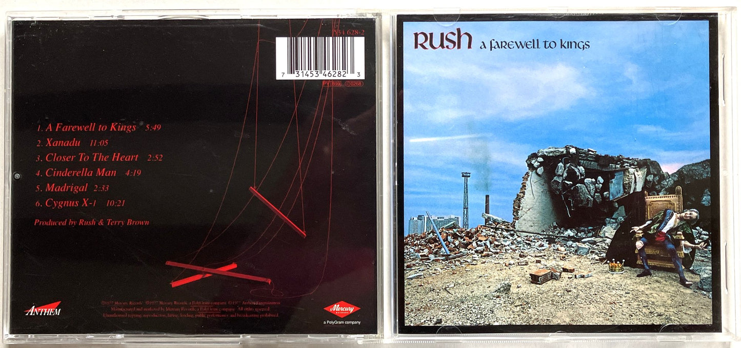 Rush - A Farewell to Kings, CD, Mercury Records, 1997