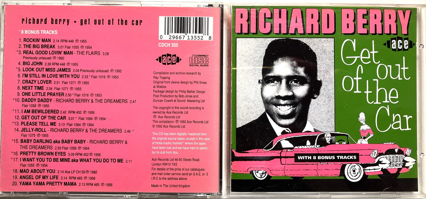 Richard Berry - Get Out of the Car, CD, Ace Records, 1992