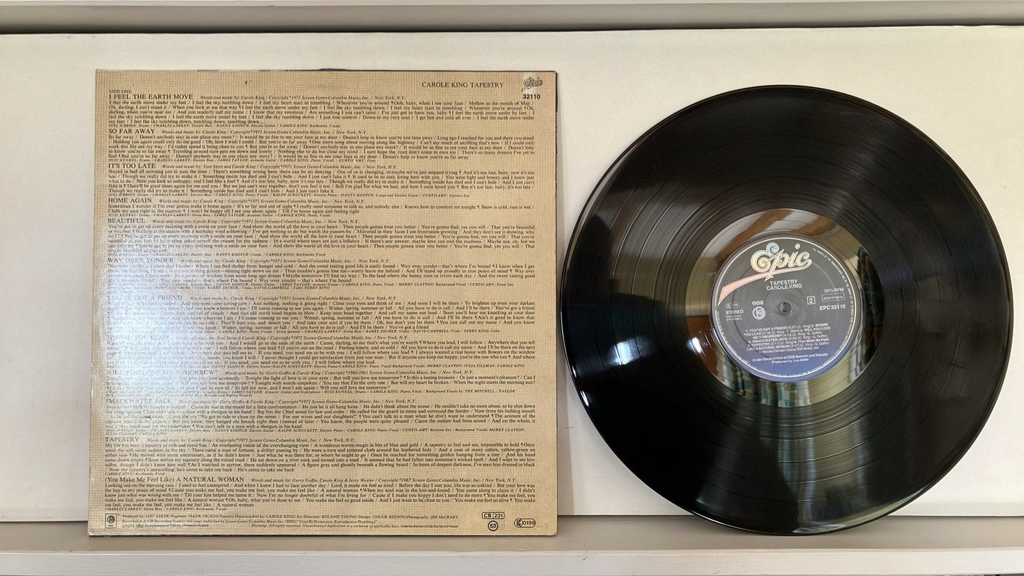 Carole King - Tapestry, LP, Epic, 1984 press