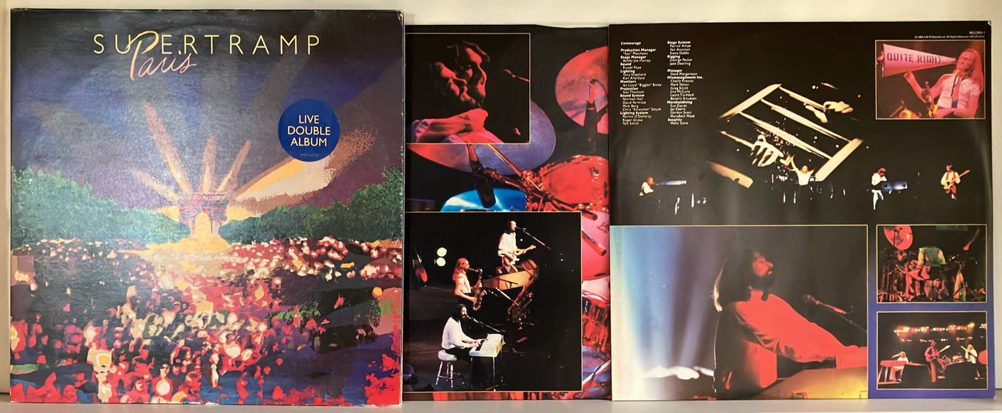 Supertramp - Paris, 2xLP, 1980, A&M Records, 1980UK