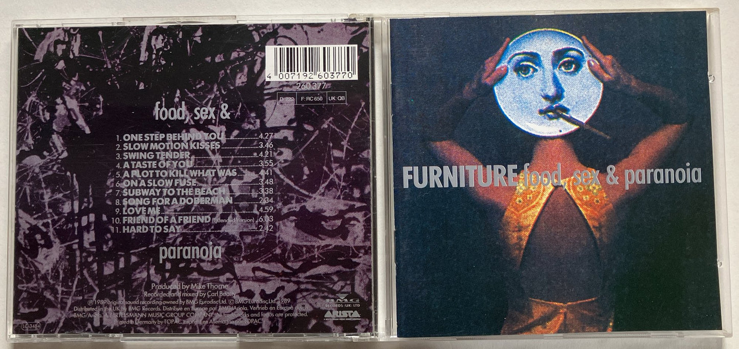 Furniture - Food, Sex & Paranoia, LP, 1989