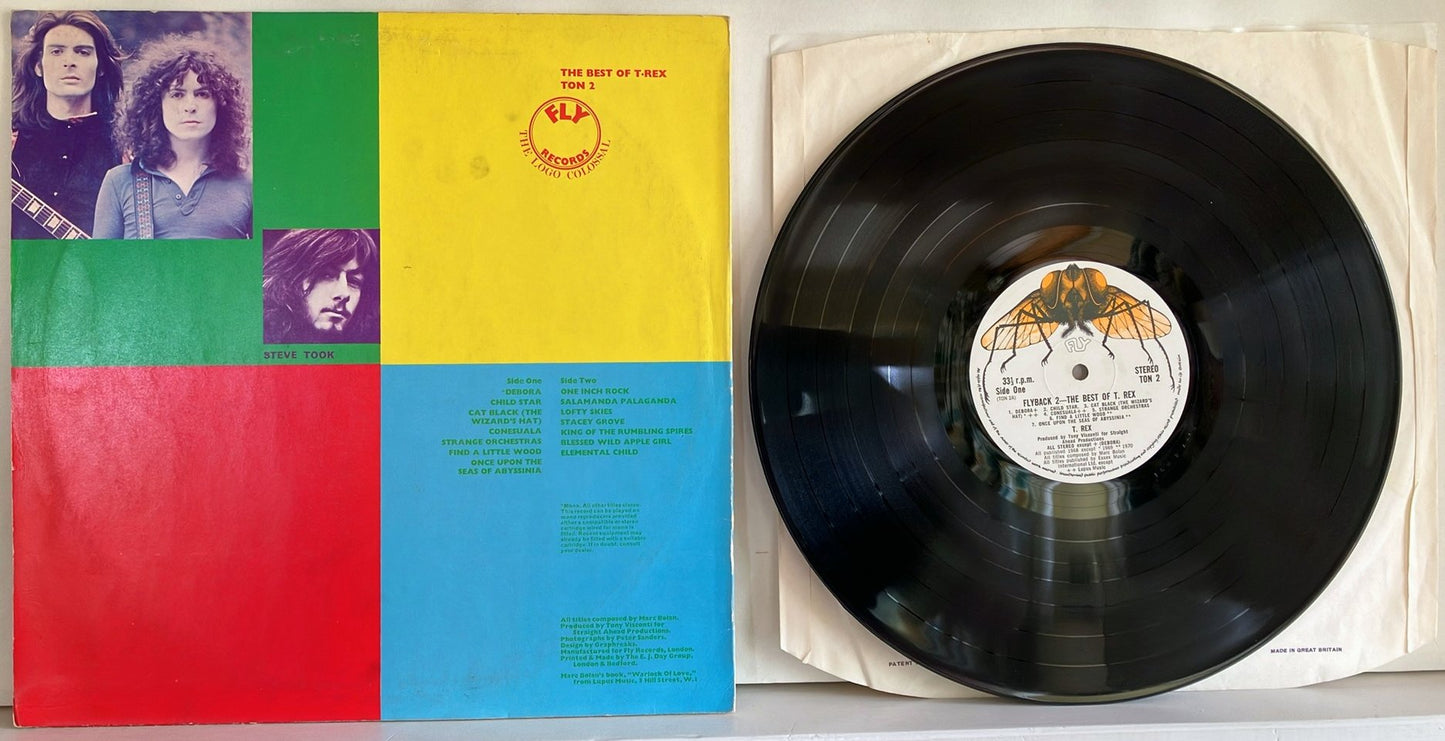 T. Rex - Flyback: The Best Of T. Rex, LP, Fly Records, 1971UK
