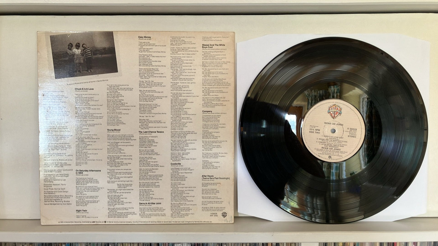 Rickie Lee Jones - Rickie Lee Jones, LP, 1979, Warner Bros, 1979UK