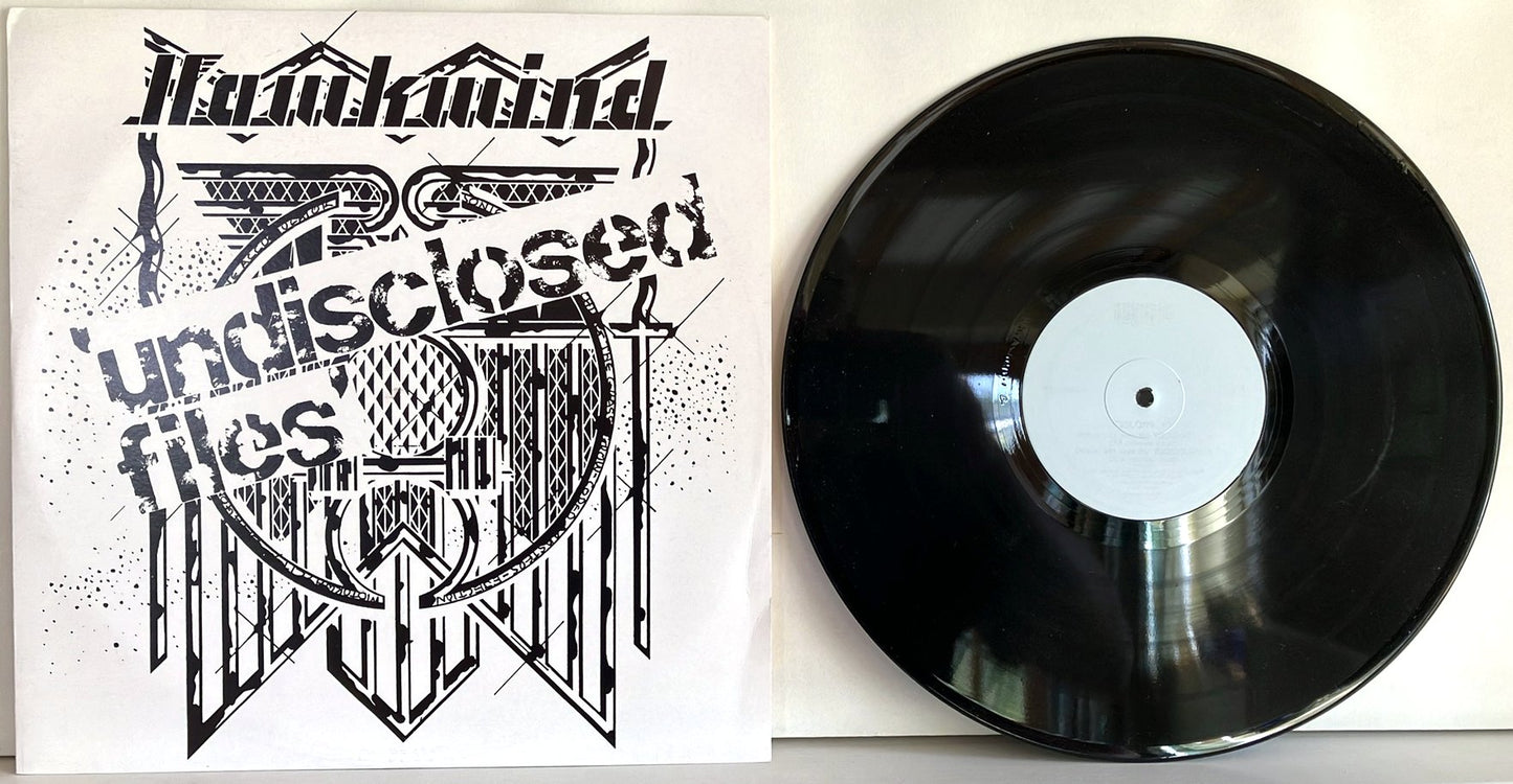 Hawkwind - Undisclosed Files, LP, 1993UK, white label self release RARE