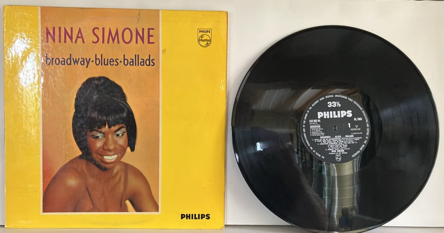 Nina Simone - Broadway-Blues-Ballads, LP, Philips