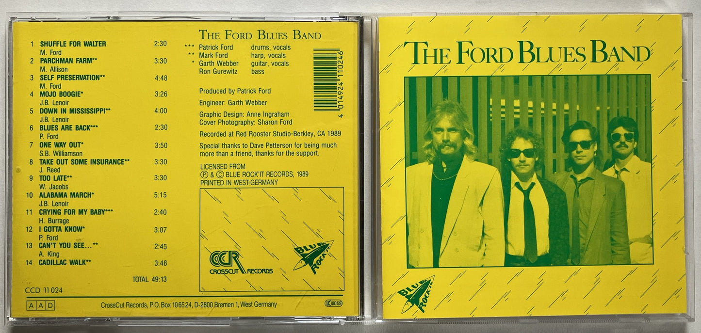 The Ford Blues Band - In Europe, CD, 1989