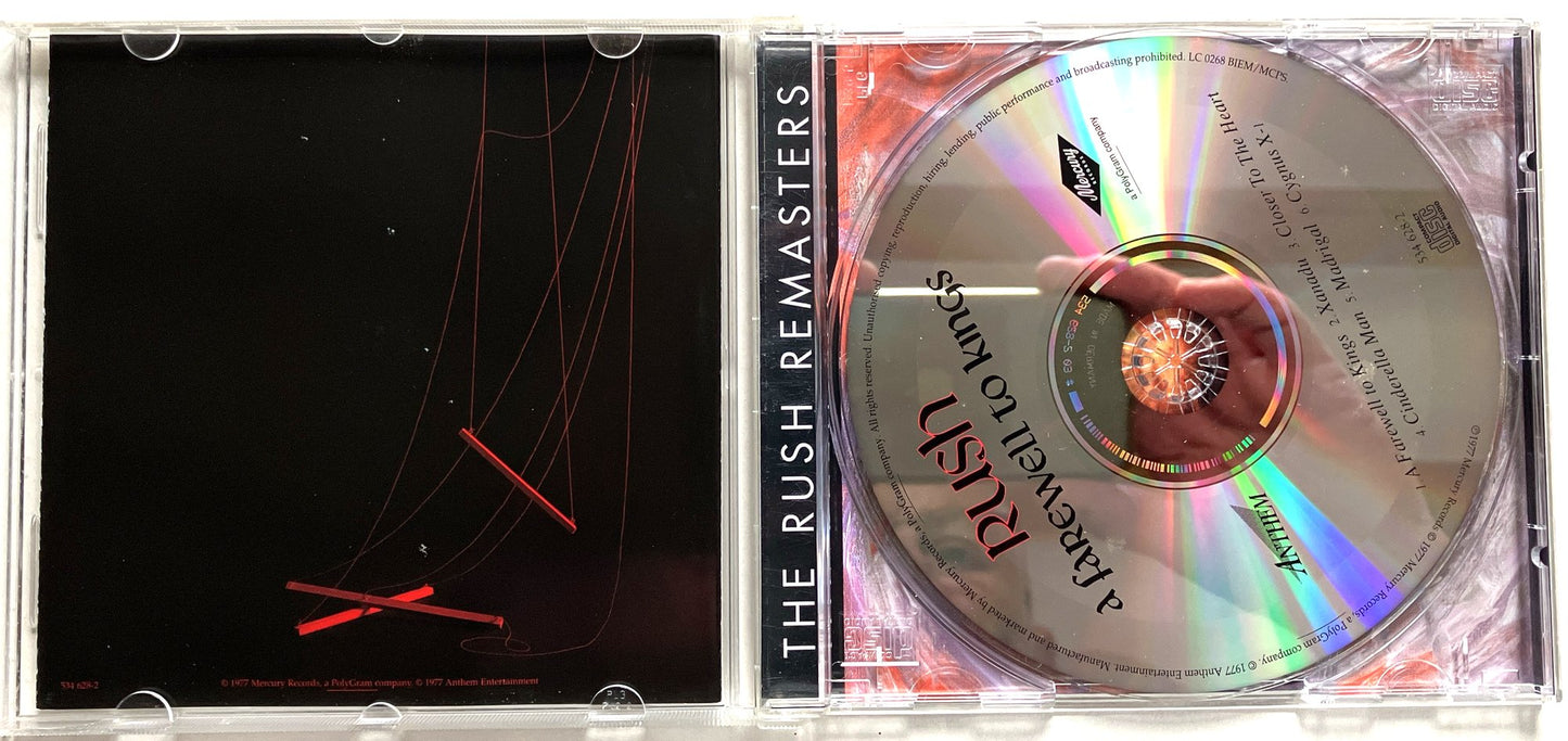 Rush - A Farewell to Kings, CD, Mercury Records, 1997
