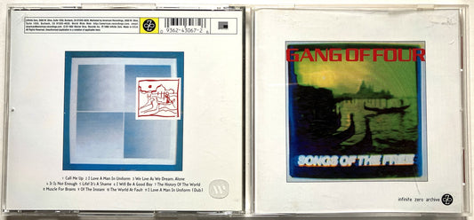 Gang Of Four - Songs Of The Free, CD, Infinite Zero, 1996US