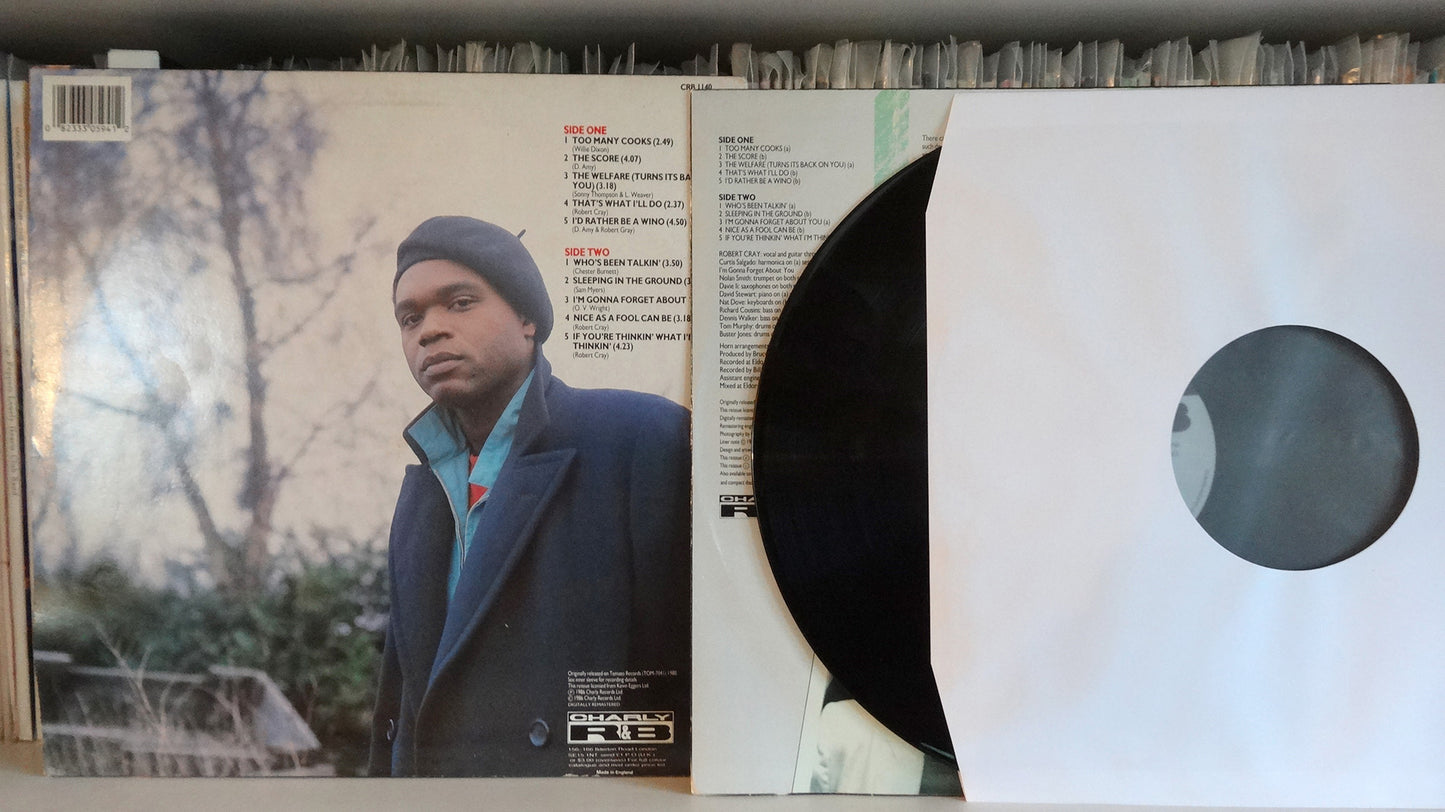 The Robert Cray Band - Who's Been Talkin', 1986, VG+/VG