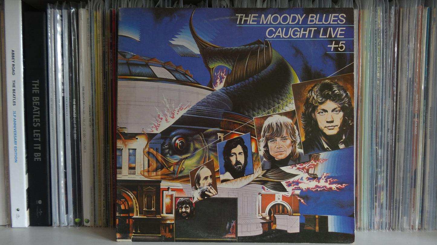 The Moody Blues - Caught Live +5, 1977, NM/VG+