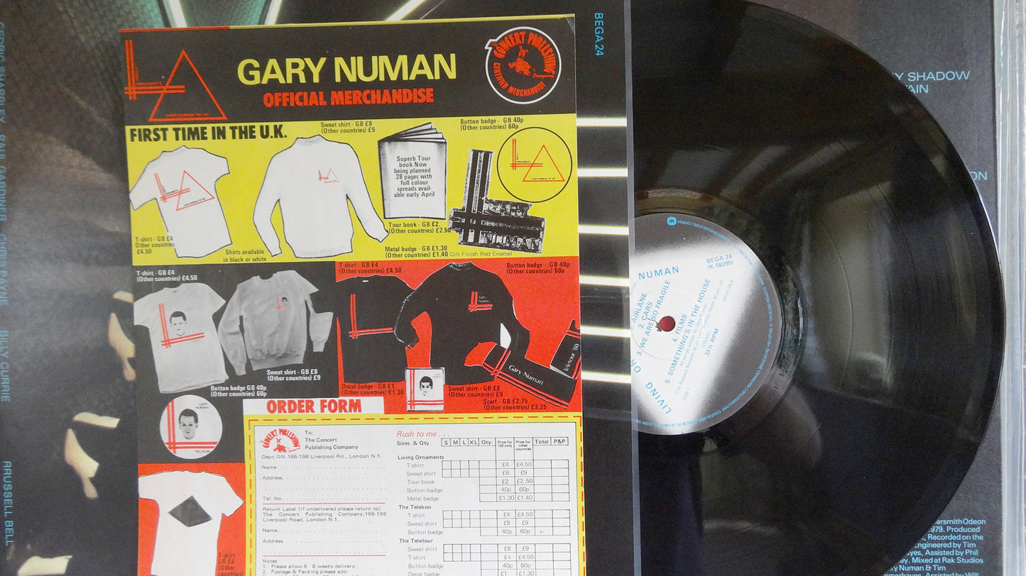 Gary Numan - Living Ornaments '79 - UK 1981, VG+/VG+