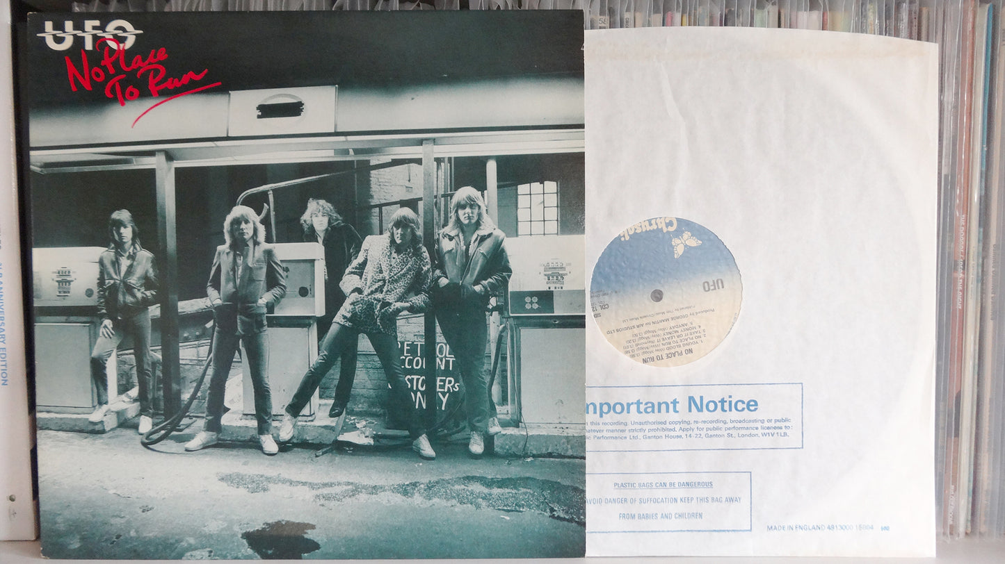 UFO - No Place To Run, UK1980, Vg+/Vg+