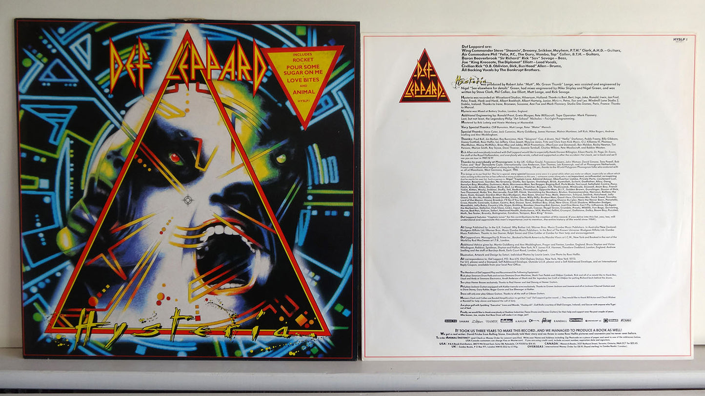 Def Leppard - Hysteria, UK1987, NM/VG+