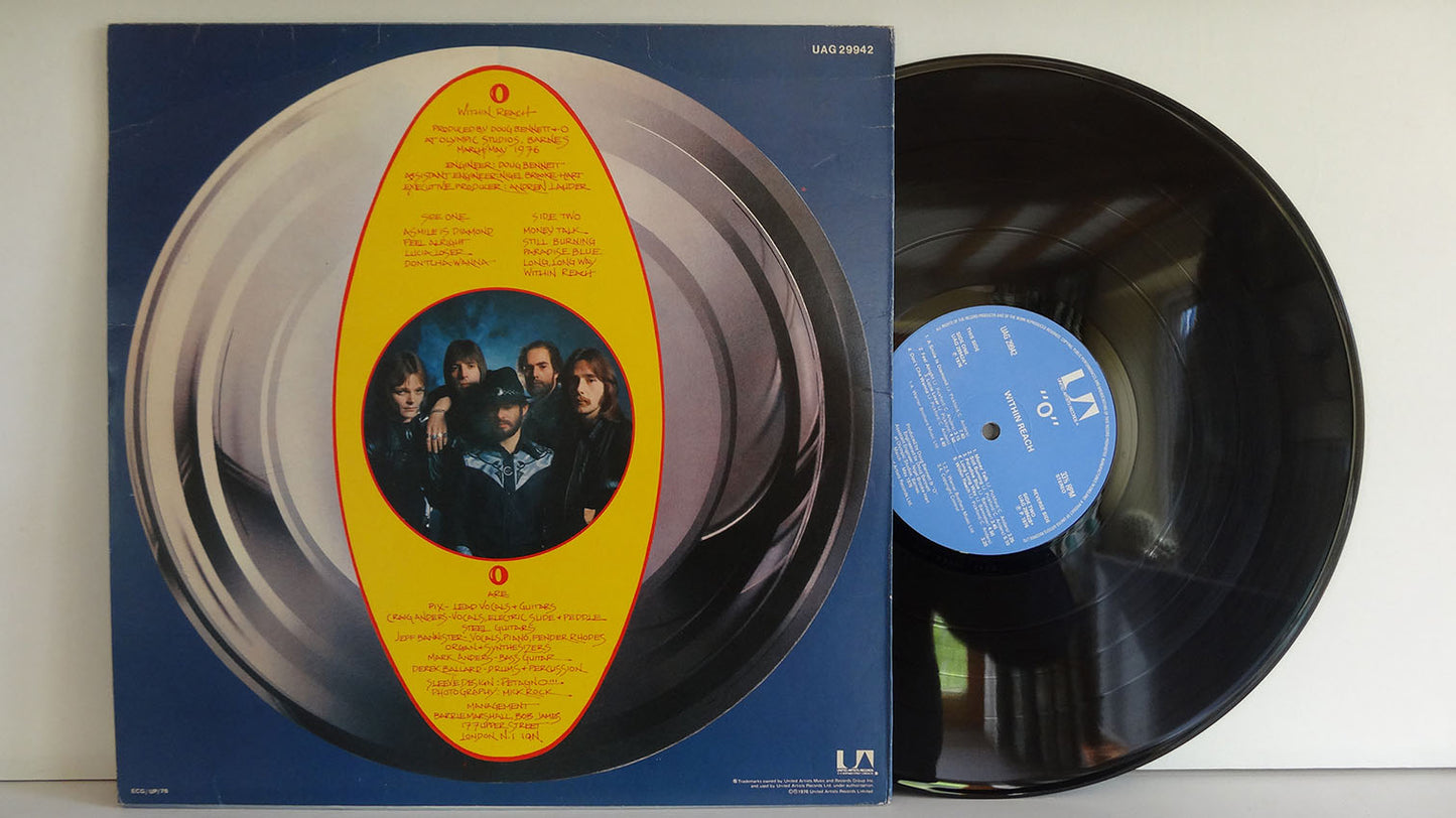 A Band Called 'O' - Within Reach, UK1976, VG+/VG+