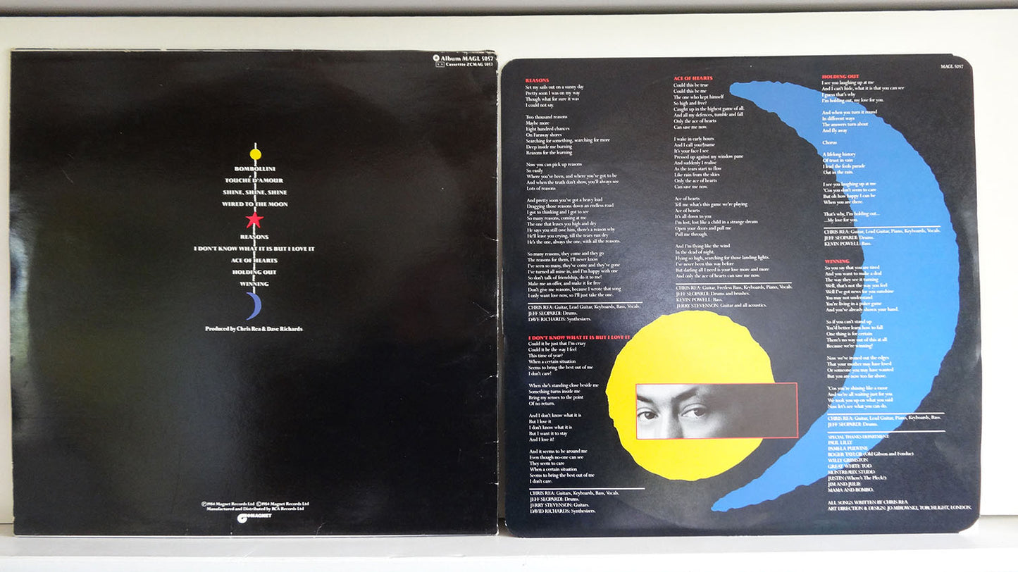 Chris Rea - Wired To The Moon, UK1984, VG+/VG+