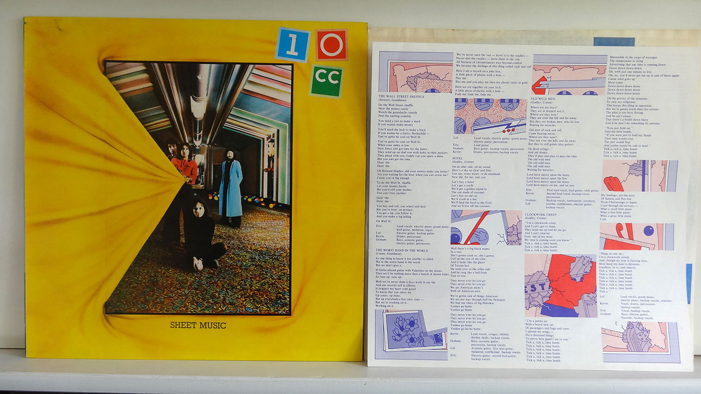 10CC - Sheet Music, UK1974, EX/EX