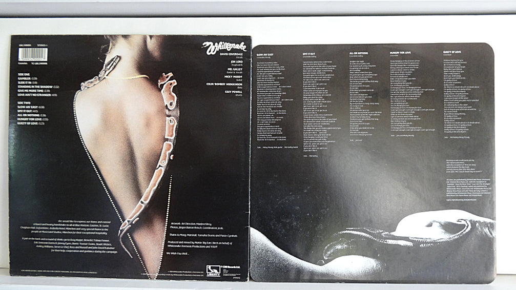 Whitesnake - Slide It In, VINYL, UK1984, VG+/VG+