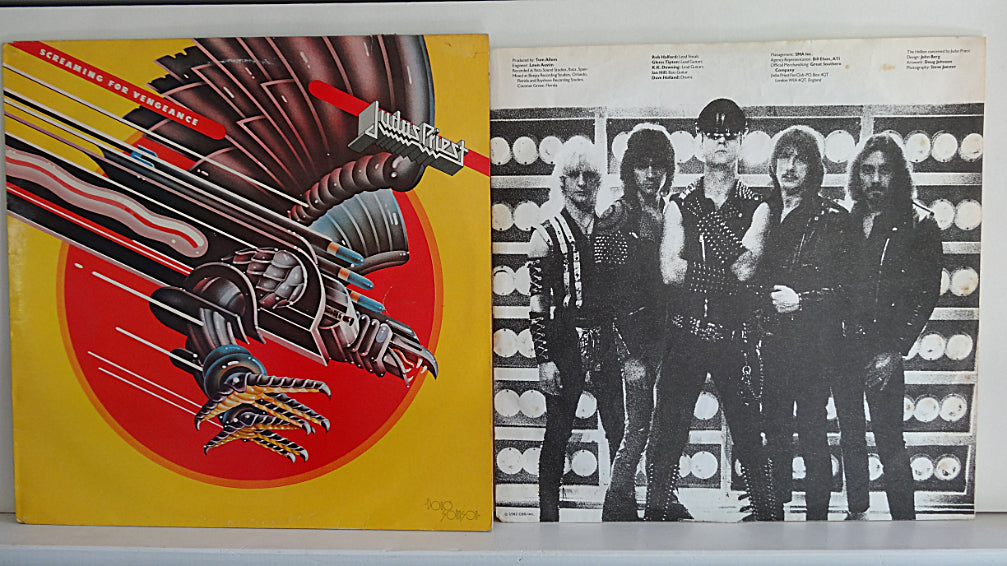 Judas Priest - Screaming For Vengeance, VINYL, UK1982, VG+/VG+