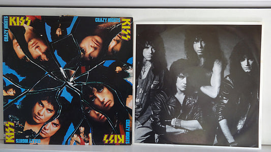 Kiss - Crazy Nights, VINYL, UK1987, VG+/VG+