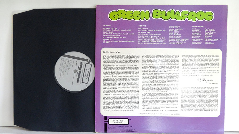 Green Bullfrog - Natural Magic, US1980, VG+/VG+