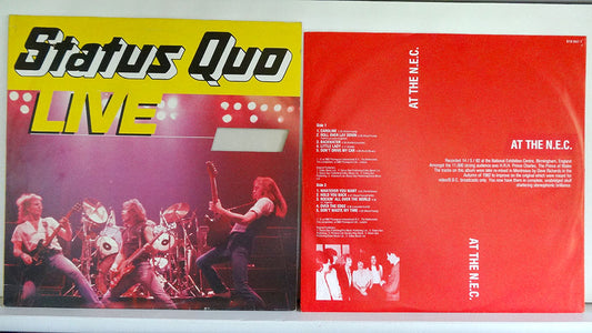 Status Quo - Live at the NEC, NL1984, VG+/VG+