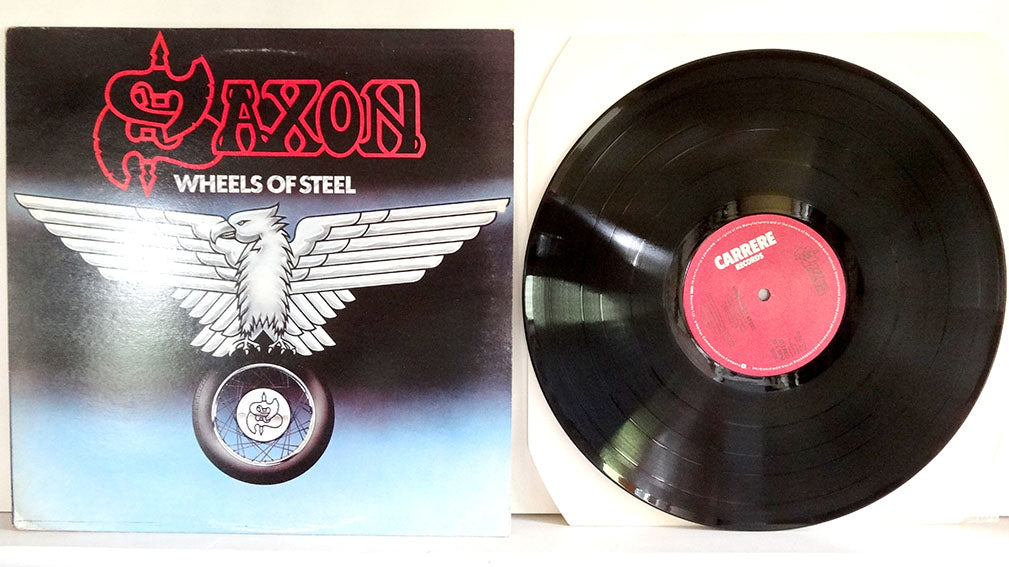 Saxon - Wheels Of Steel, UK1980, VG+/VG+