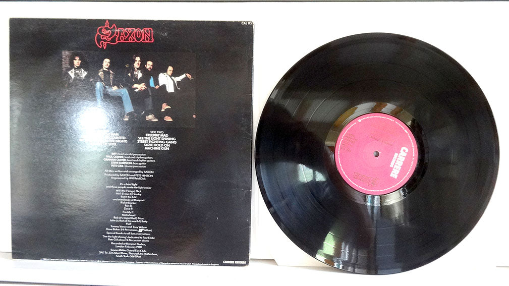 Saxon - Wheels Of Steel, UK1980, VG+/VG+