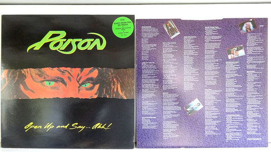 Poison - Open Up And Say..Ah!, UK1988, VG+/VG+