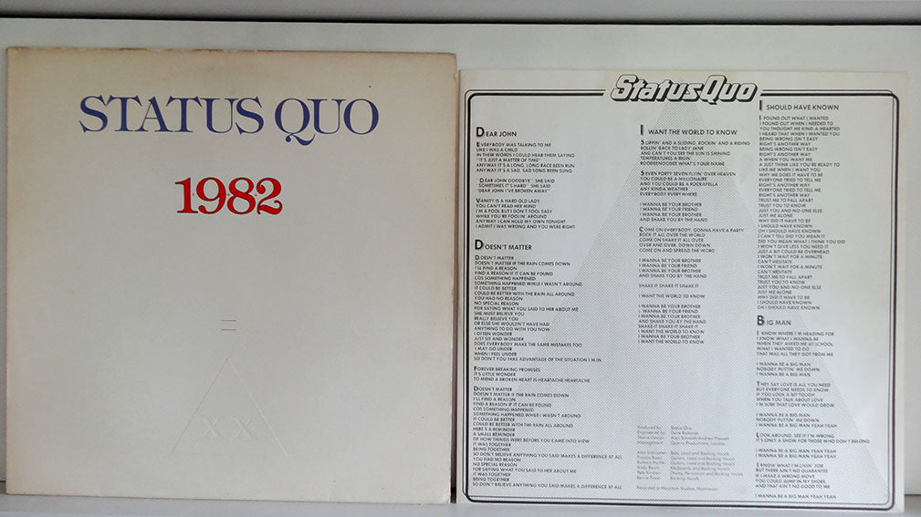 Status Quo - 1982, UK1982, VG+/VG