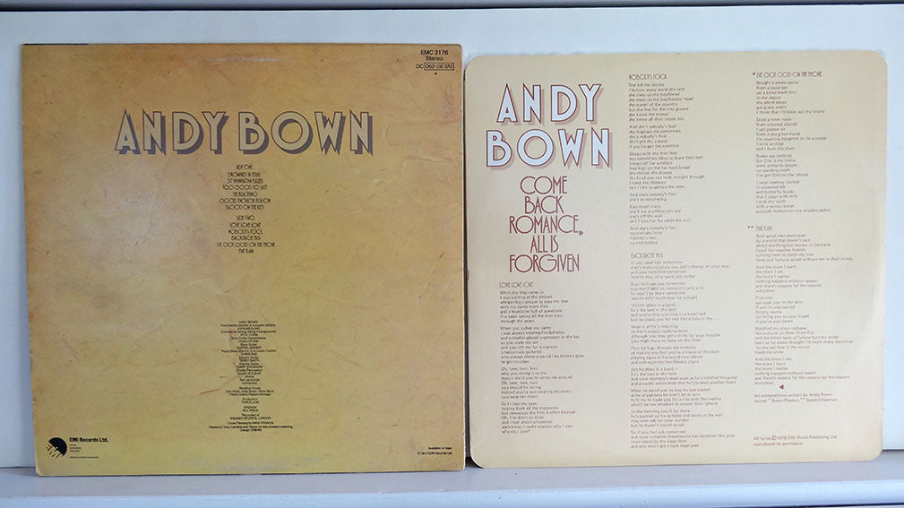 Andy Bown - Come Back Romance, UK1977, VG+/VG+