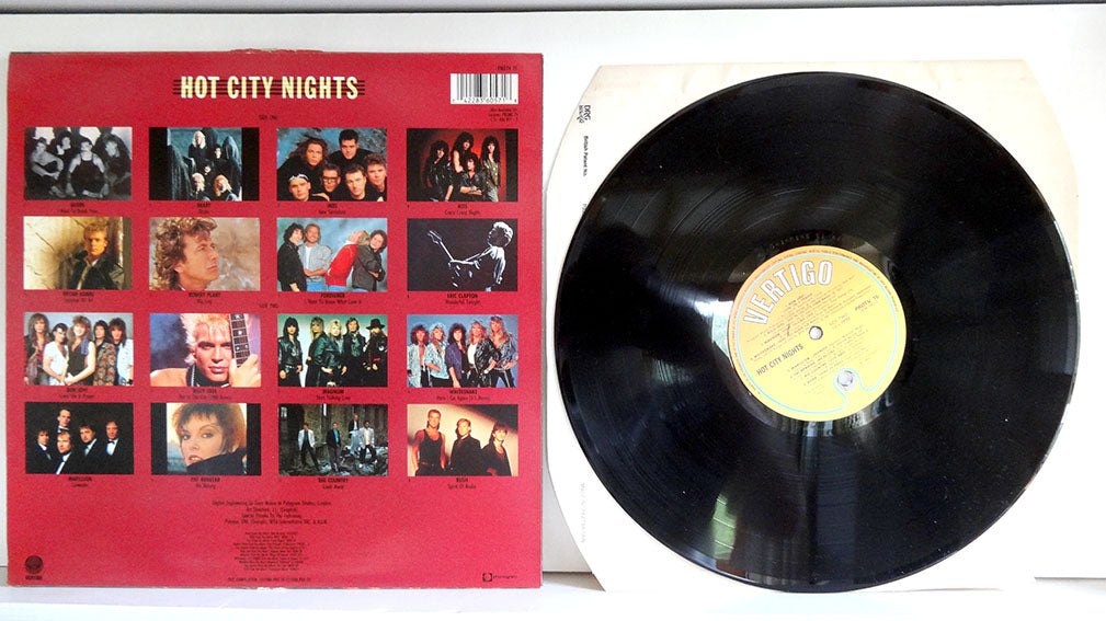 Various - Hot City Nights, UK1988, VG+/VG+